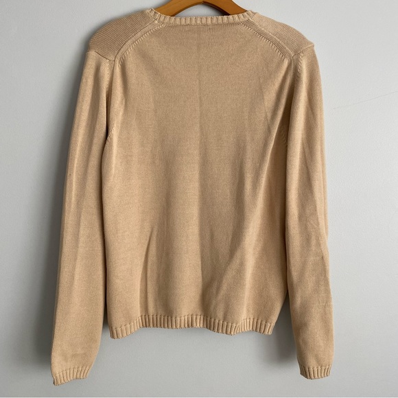 Fred Perry Beige Crewneck Sweater NWT - Picture 3 of 4